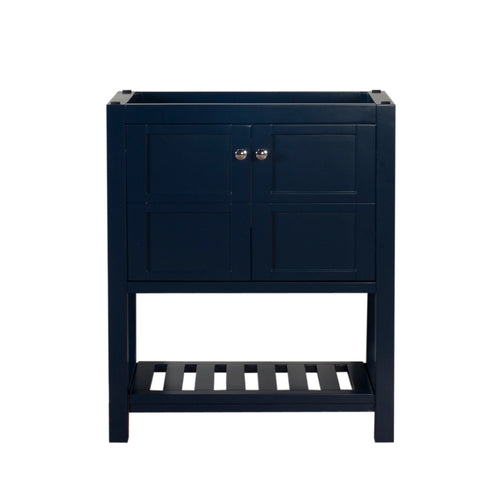 Manhattan 30 in. W x 18 in. D x 36 in. H Bath Vanity in Dark Blue