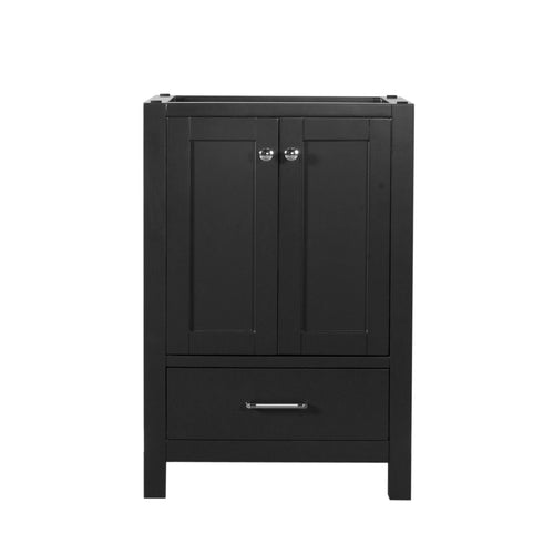 Laguna 24 in. W x 18 in. D x 35 in. H Bath Vanity in Black