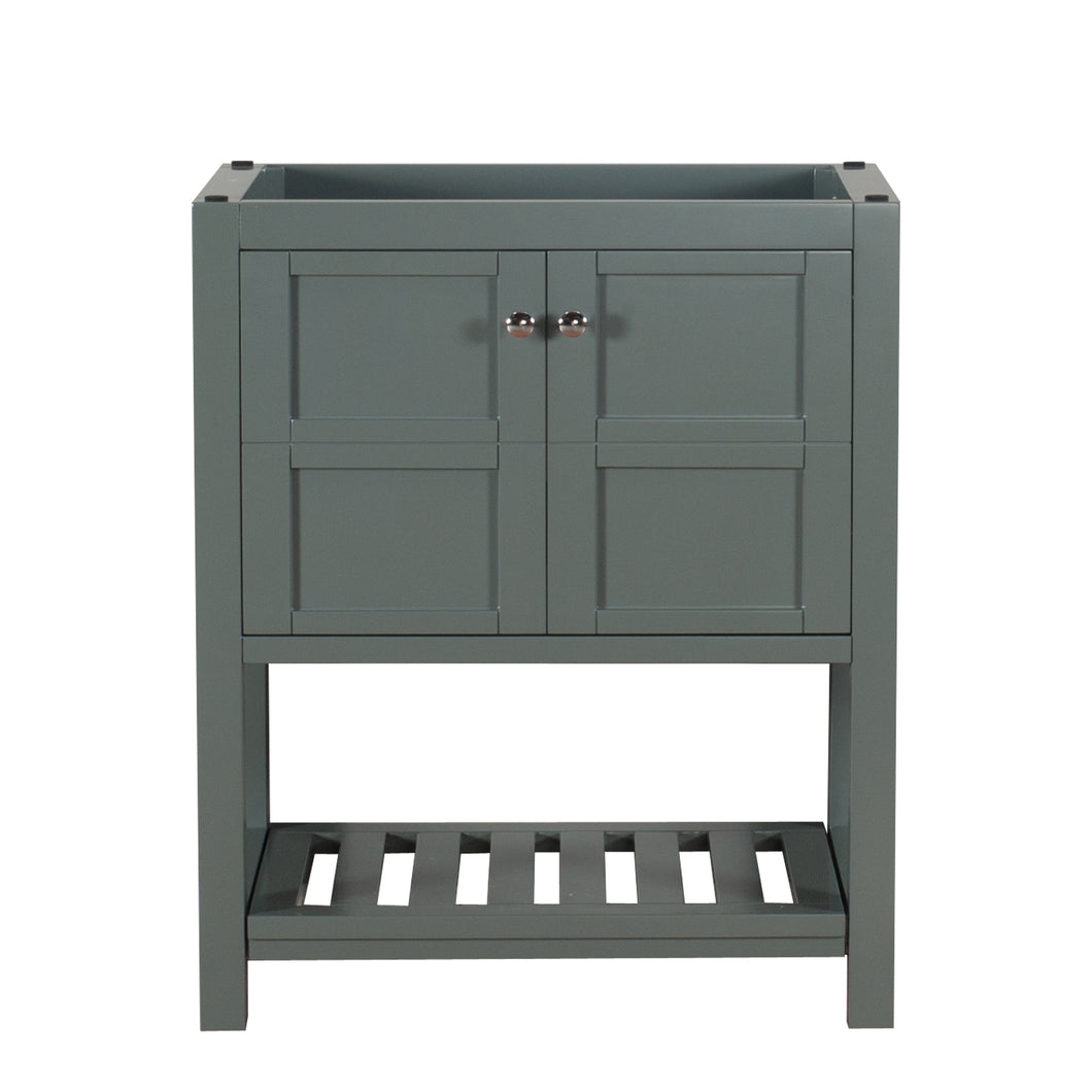 Manhattan 30 in. W x 18 in. D x 36 in. H Bath Vanity in Charcoal Gray