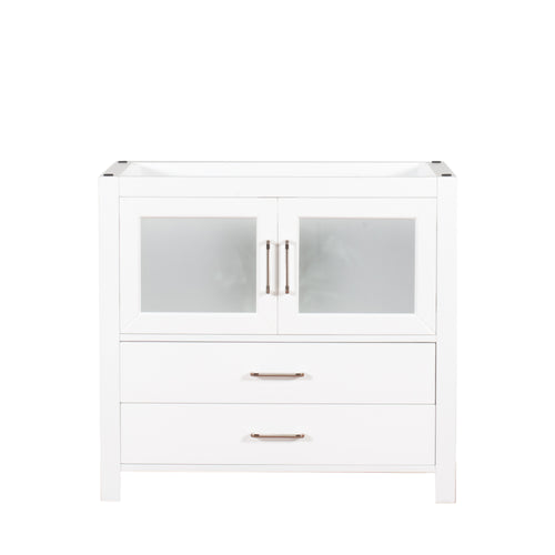 Newport 36 in. W x 18 in. D x 33 in. H Bath Vanity in White