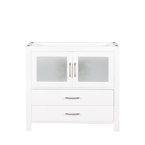 Newport 36 in. W x 18 in. D x 33 in. H Bath Vanity in White