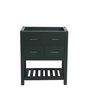 Santa Monica 30 in. W x 18 in. D x 35 in. H Bath Vanity in Dark Green