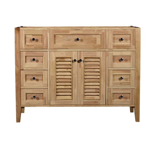 Venice 48 in. W x 18 in. D x 36 in. H Bath Vanity in Natural Wood